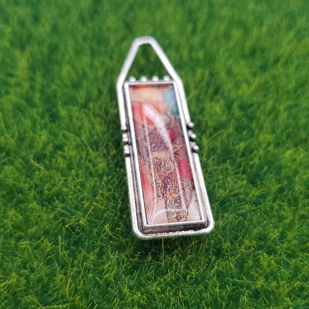 Art Deco Framed Pendant P317 - Picture 2 of 3